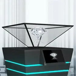 Пирамидальный отражающий 3D-шкаф(Выставка / Музей)